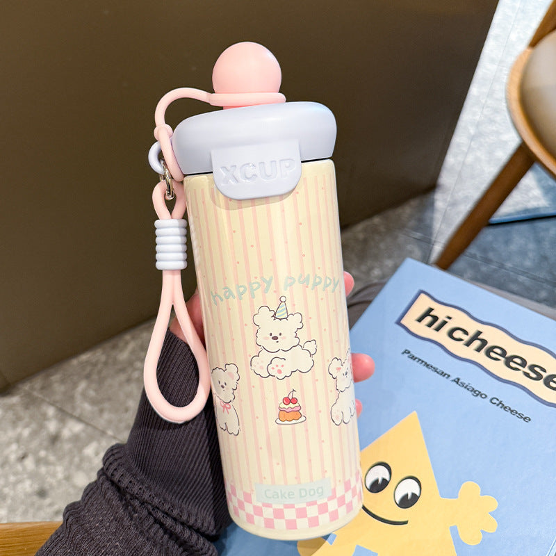 Damen Animierte Trinkflasche mit Versiegelungssystem Karnz