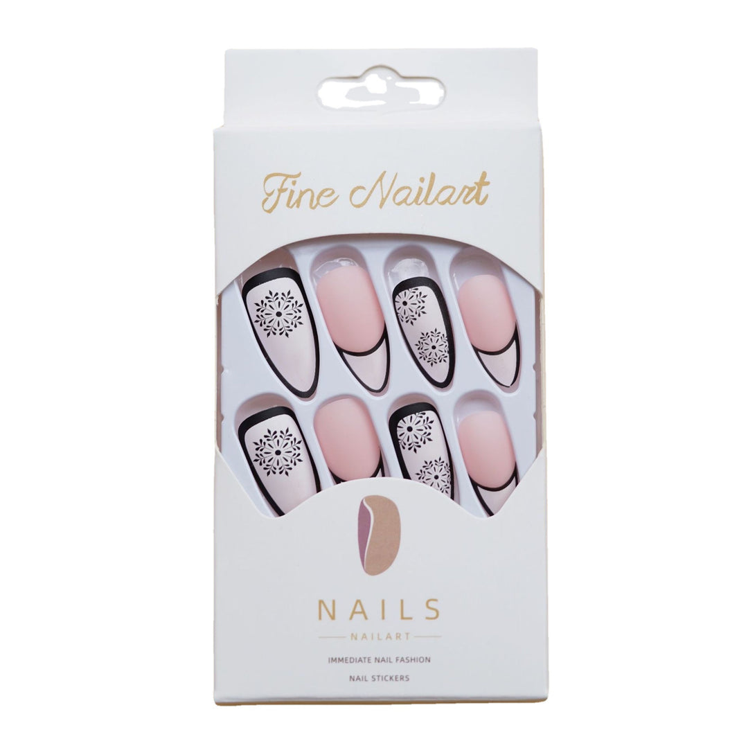 Künstlerisches Stiletto Press-On Nageldesign
