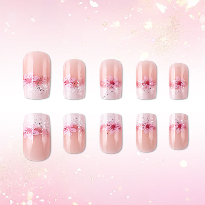 Floral Ombre Nail Art Set Karnz