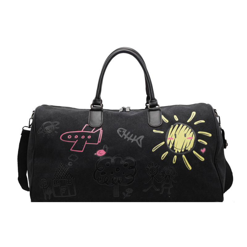 Kreative bedruckte Wochenend-Duffle-Tasche