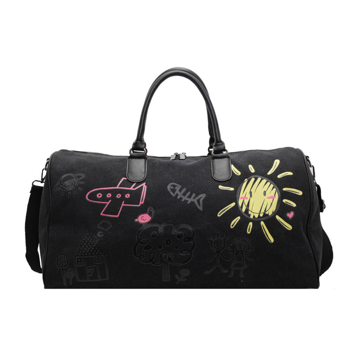 Kreative bedruckte Wochenend-Duffle-Tasche