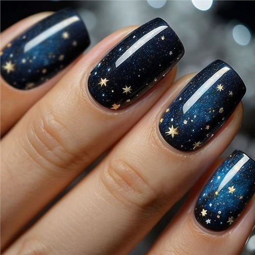 Celestial Starry Night Press-On Nail Set Karnz
