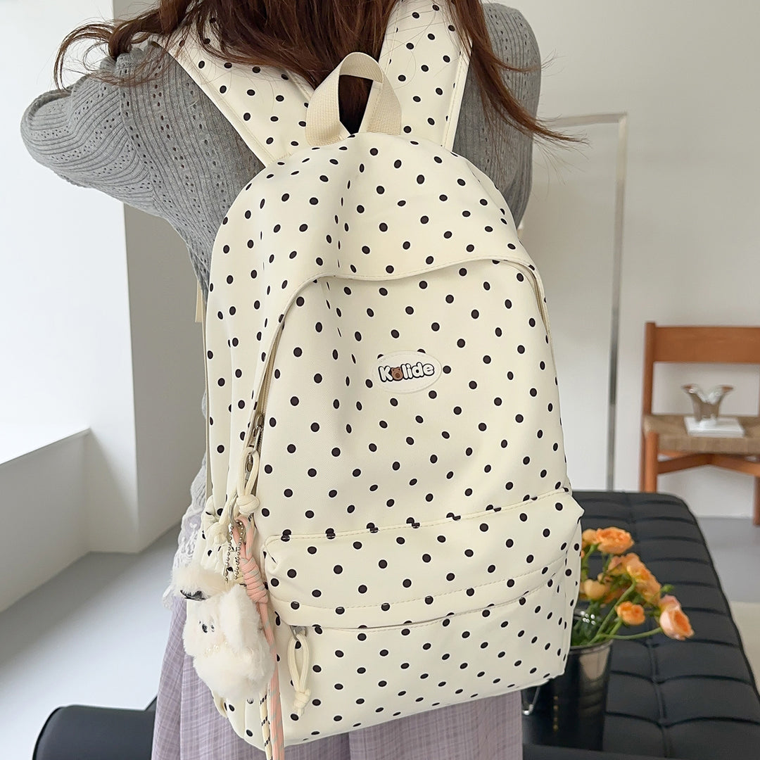 Stilvolle Punktmuster Leichte Rucksack Karnz