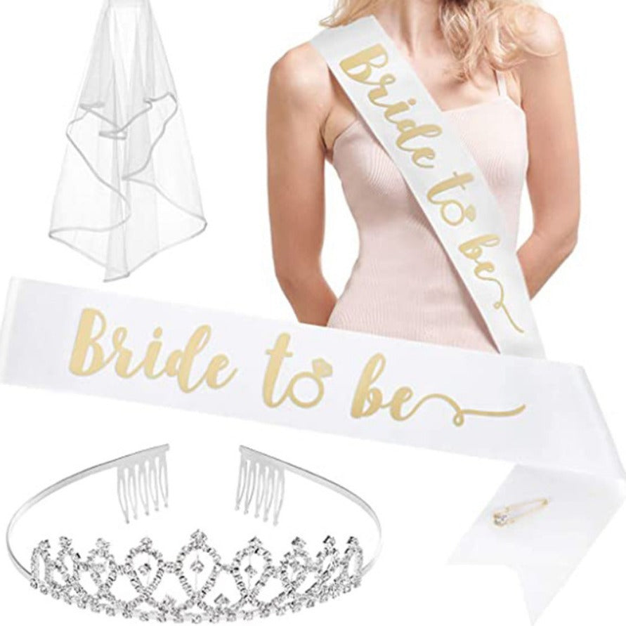 Damen Hochzeits-Accessoires Set Karnz