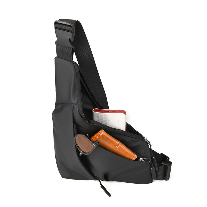 Unisex Sling-Rucksack mit mehreren Fächern und wasserdichtem Material Karnz