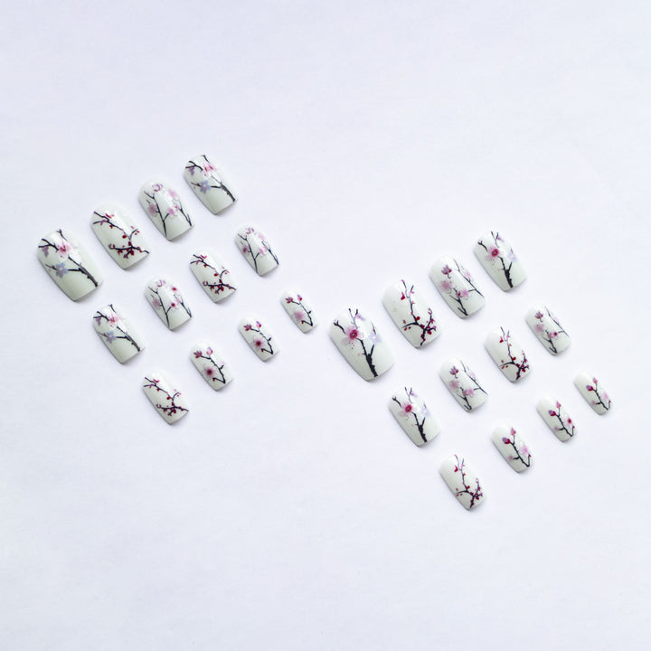 Floral Kirschblüten Nagelkunst Set