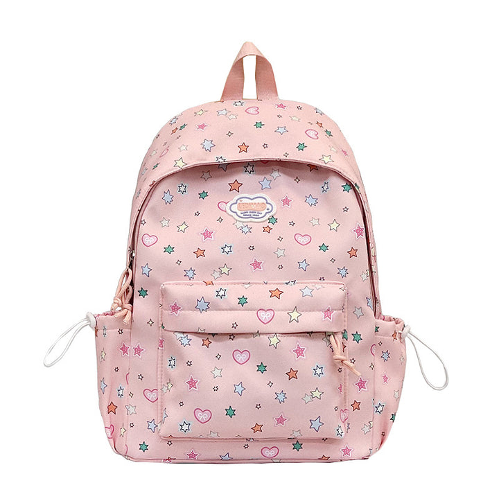Verspielter Sternen-Print-Rucksack Karnz