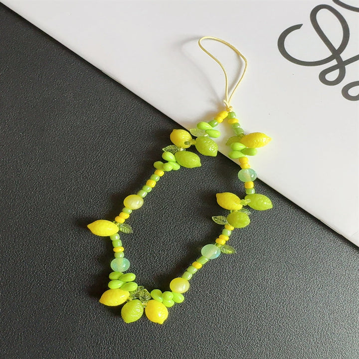 Farbige Charm Perlen Halskette Karnz