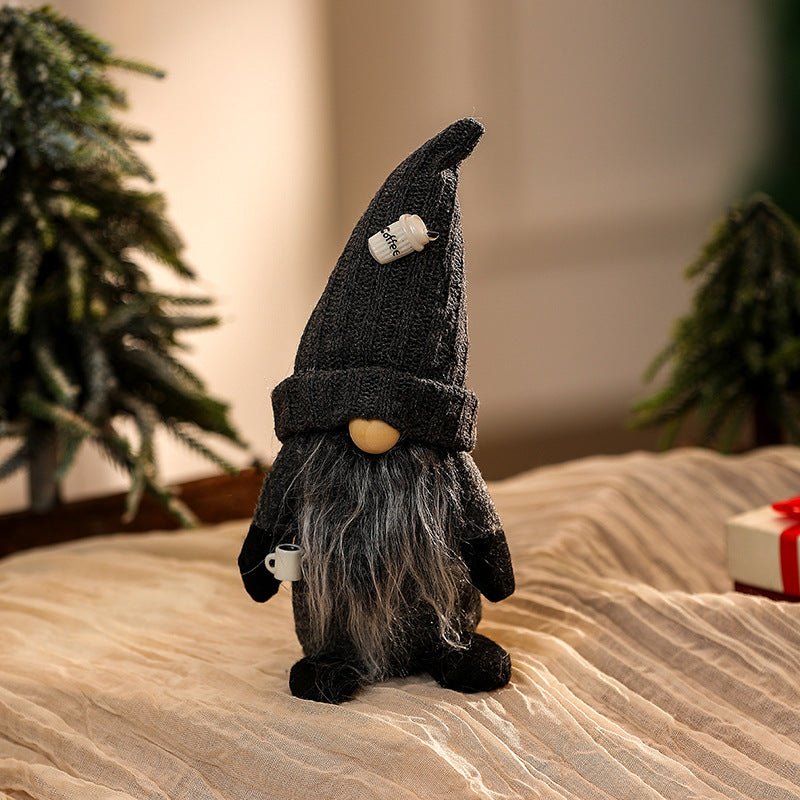 Dekorative Weihnachtsgnom Figur Karnz