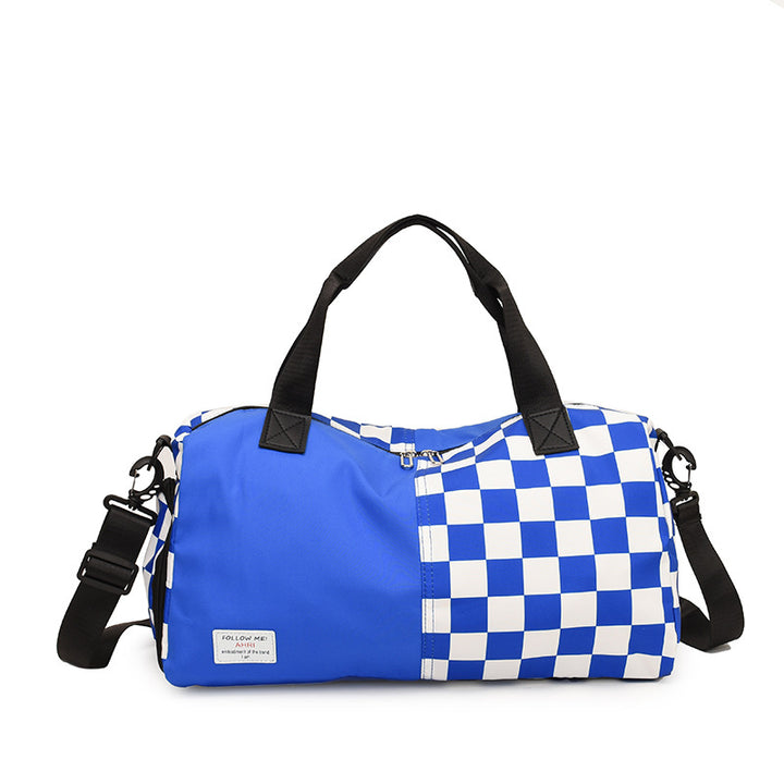 Karierter Muster langlebige Reise-Duffel