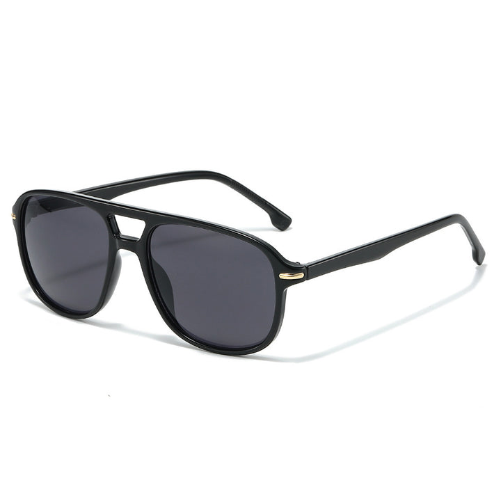 Oversized Farbverlauf Linse Schild Sonnenbrille Karnz