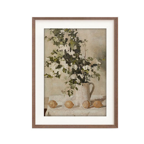 Vintage Blumen-Paar Wanddisplay