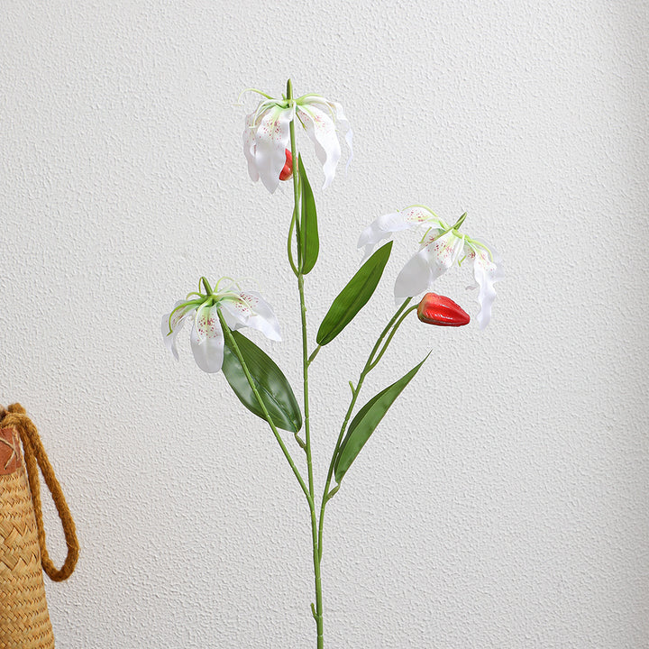 Künstlicher Orchideenstrauß mit lebendigen Blüten und feinen Details Karnz