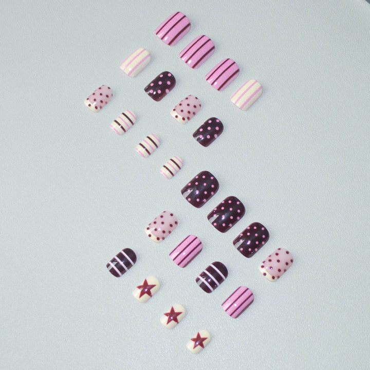 Künstlerisch von Desserts inspirierte Nagelkunst
