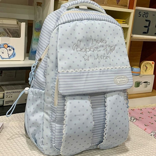Verspielter Rucksack im Cartoon-Stil