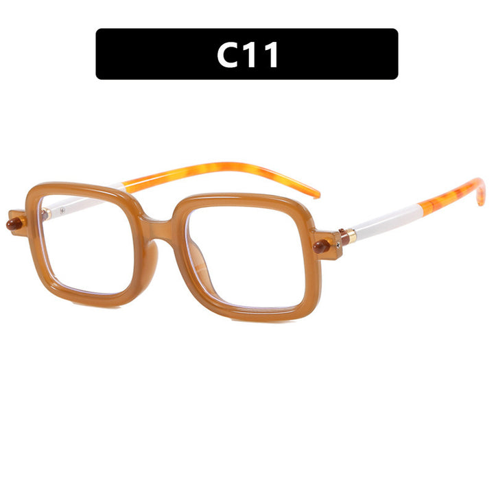 Damen quadratische Sonnenbrille mit trendy Rahmen und komfortablem Sitz Karnz