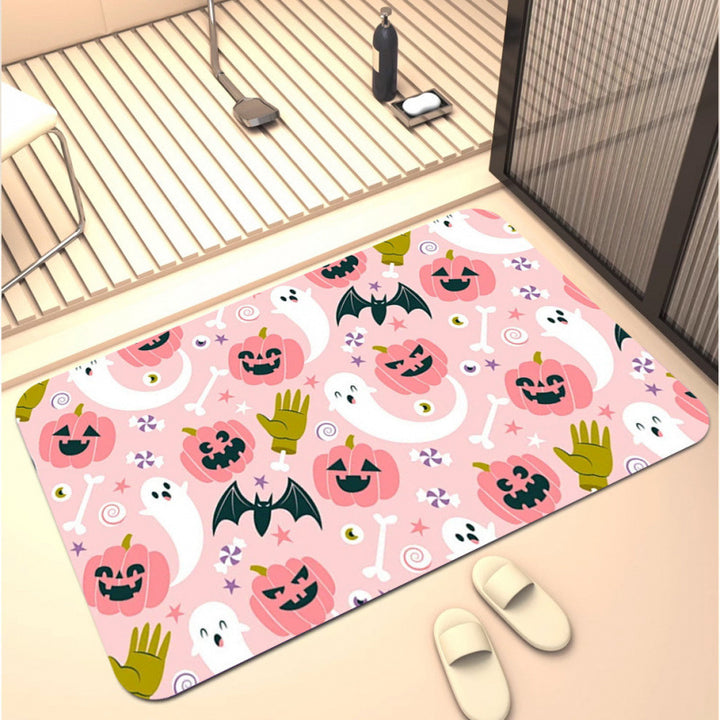 Halloween-Themen Dekorativer Badezimmerteppich