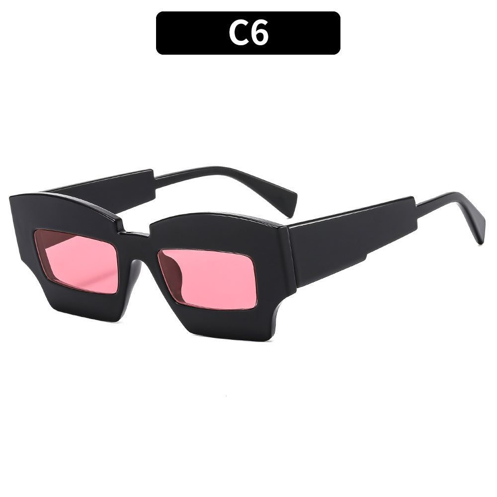 Bold Geometric Sonnenbrille