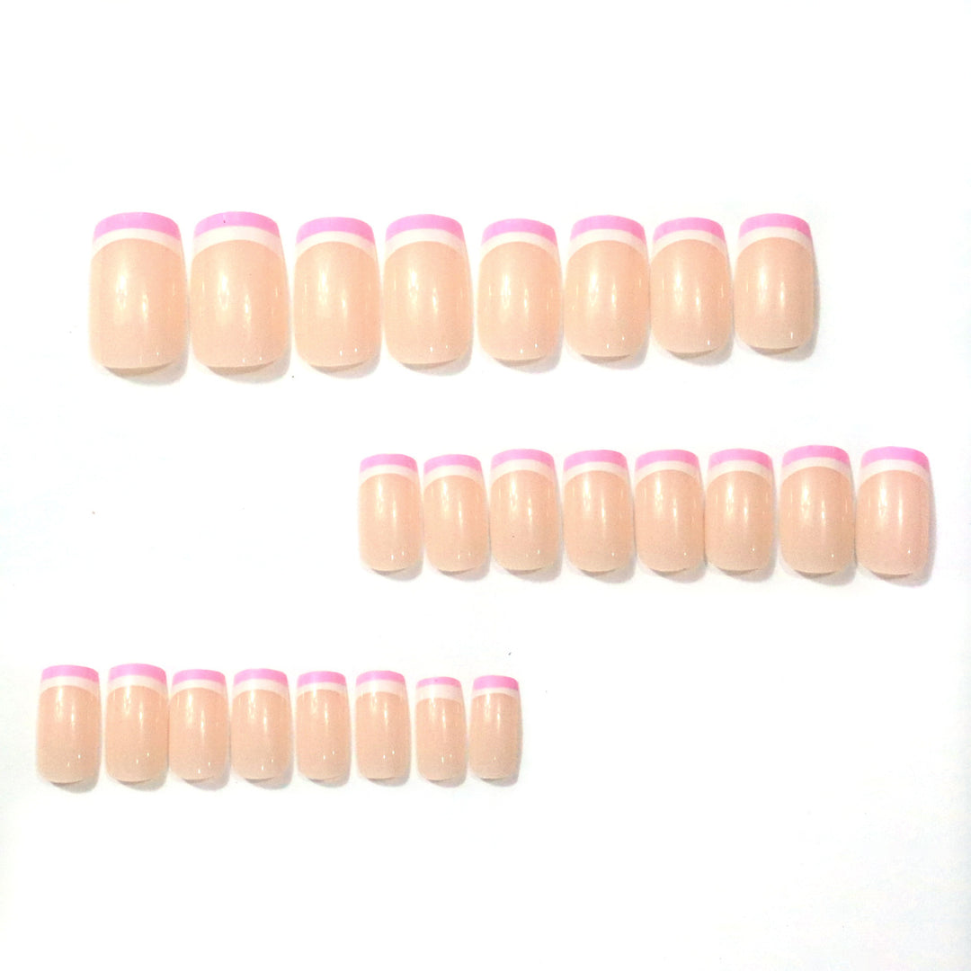 Acryl Französisch Tip Nagelverlängerungen Karnz