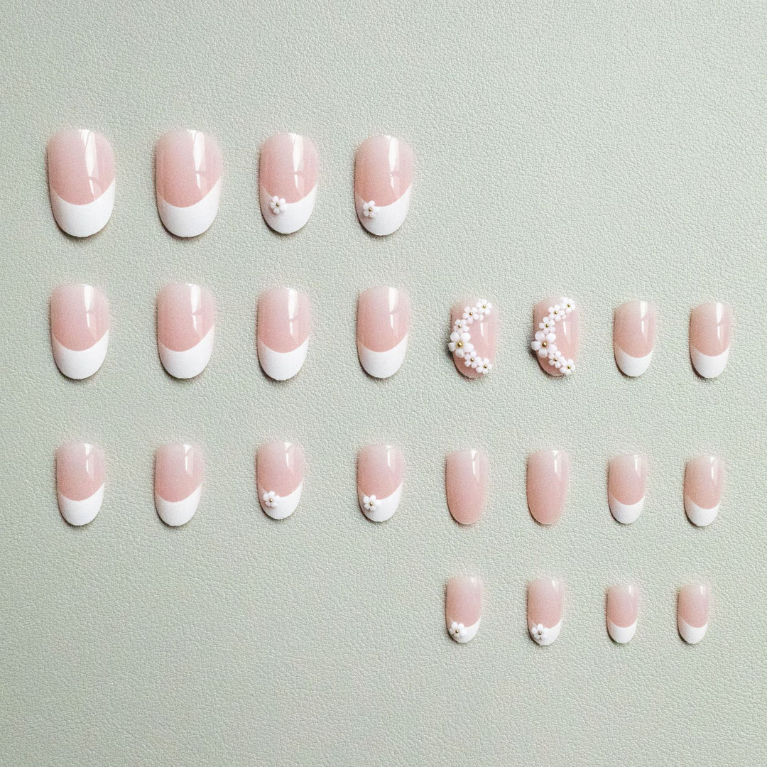 Dekoratives Floral Nagelkunst Set