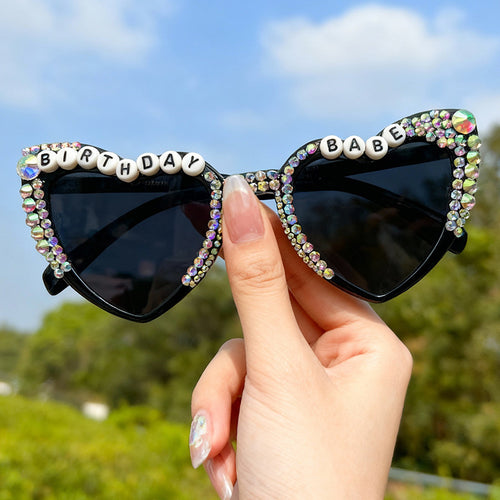 Geburtstagsthema Herzförmige Sonnenbrille Karnz