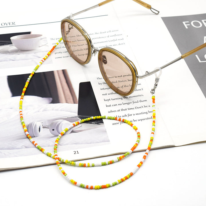 Bunte Perlen Brillenkettenhalter Karnz