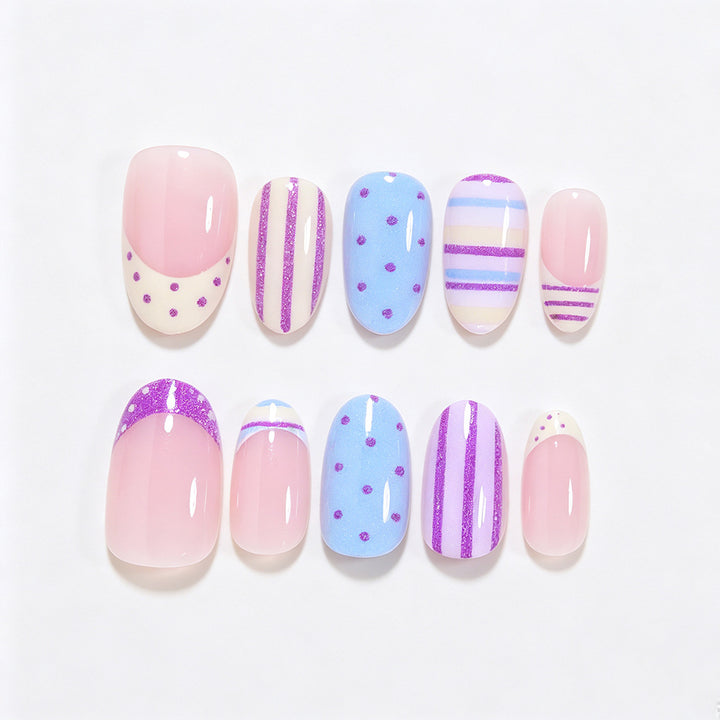 Geometrisches Muster Nagelkunstset Karnz