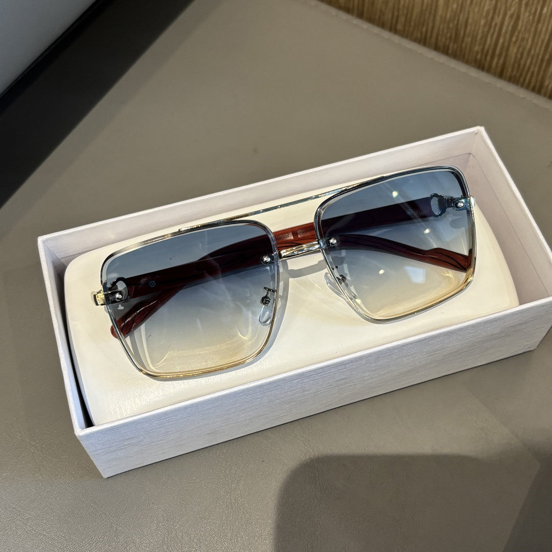 Oversized quadratische Rahmen-Sonnenbrille Karnz