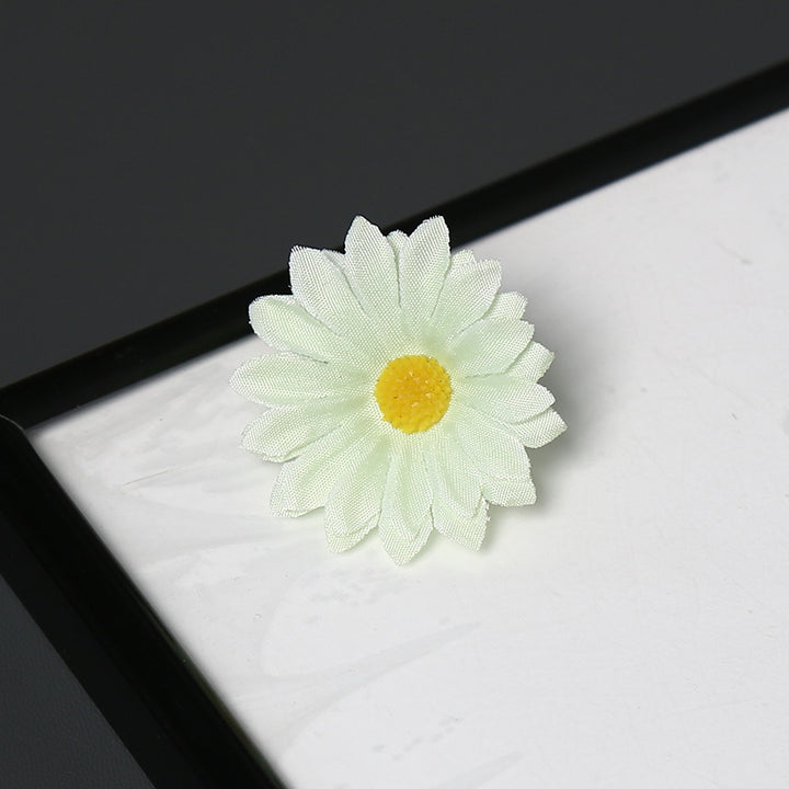 Elegante Stoff Margeritenblume Brosche für dekorativen Gebrauch