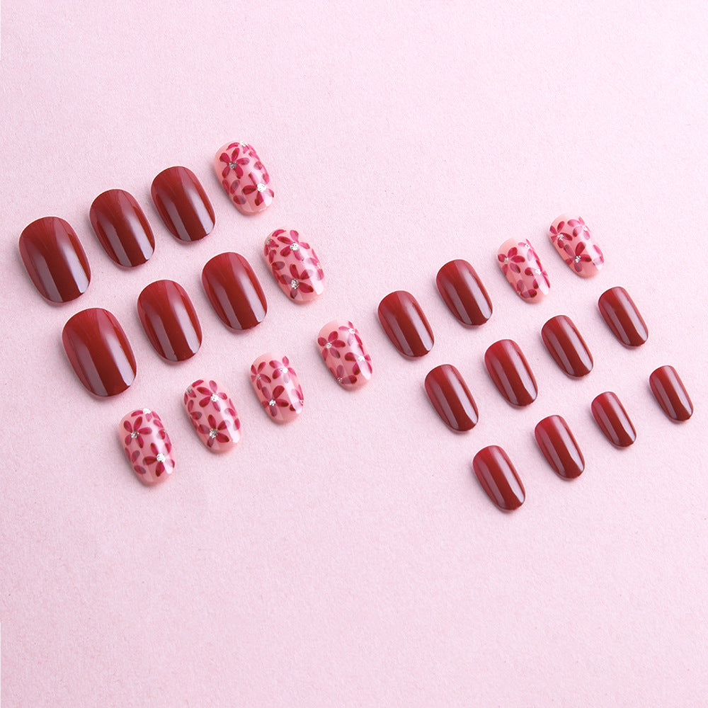 Florales Gel-Nagelkunst-Kit Karnz