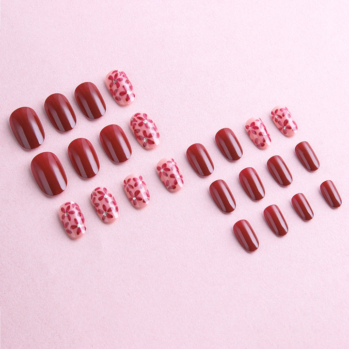 Florales Gel-Nagelkunst-Kit Karnz