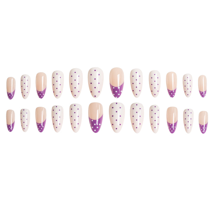 Polka Dot Press-On Nagelkunst