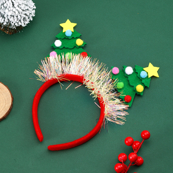 Festlicher Weihnachtsbaum-Haarreifen Karnz