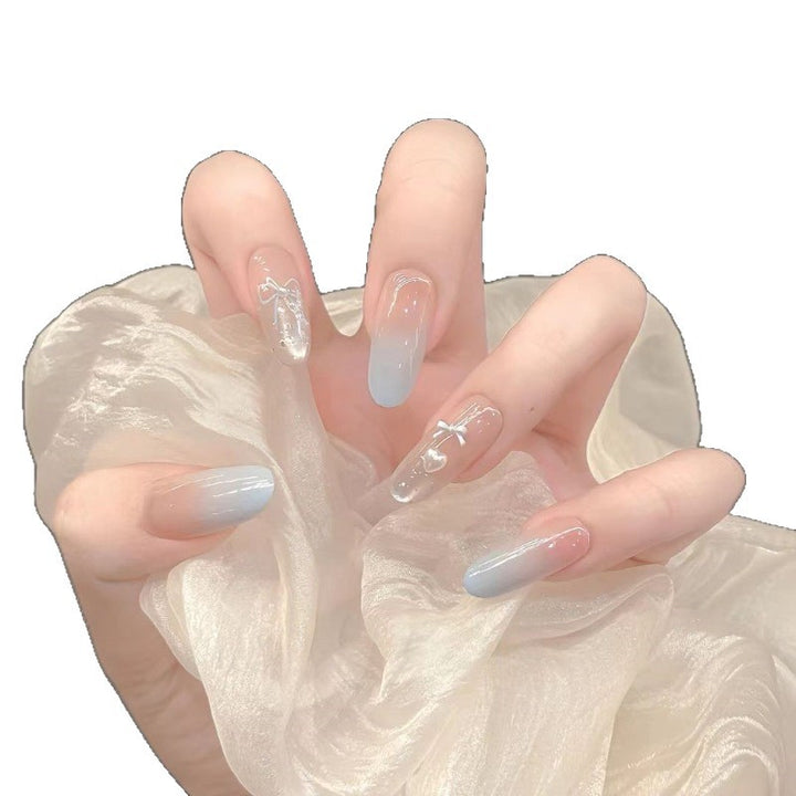 Elegante Ombre Nagel Kunst Verlängerungen