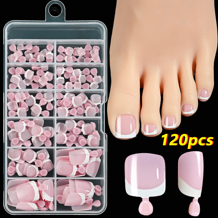 French Tip Gel Fußnagel Set Karnz