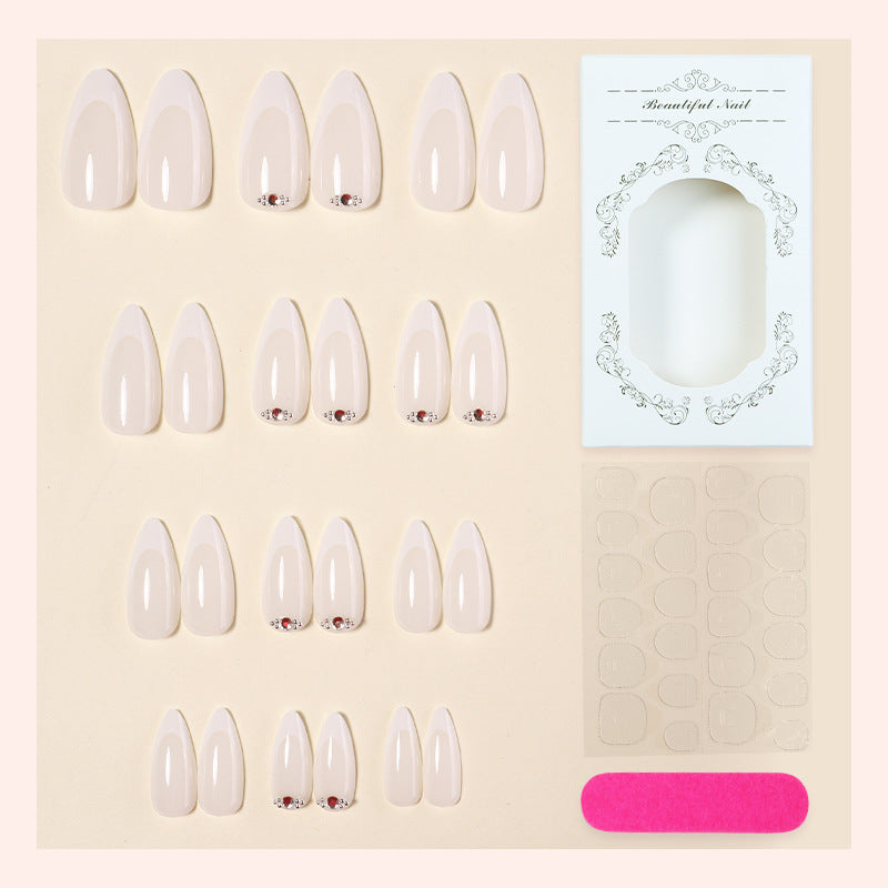 Vollabdeckendes Press-On-Nagelset Karnz