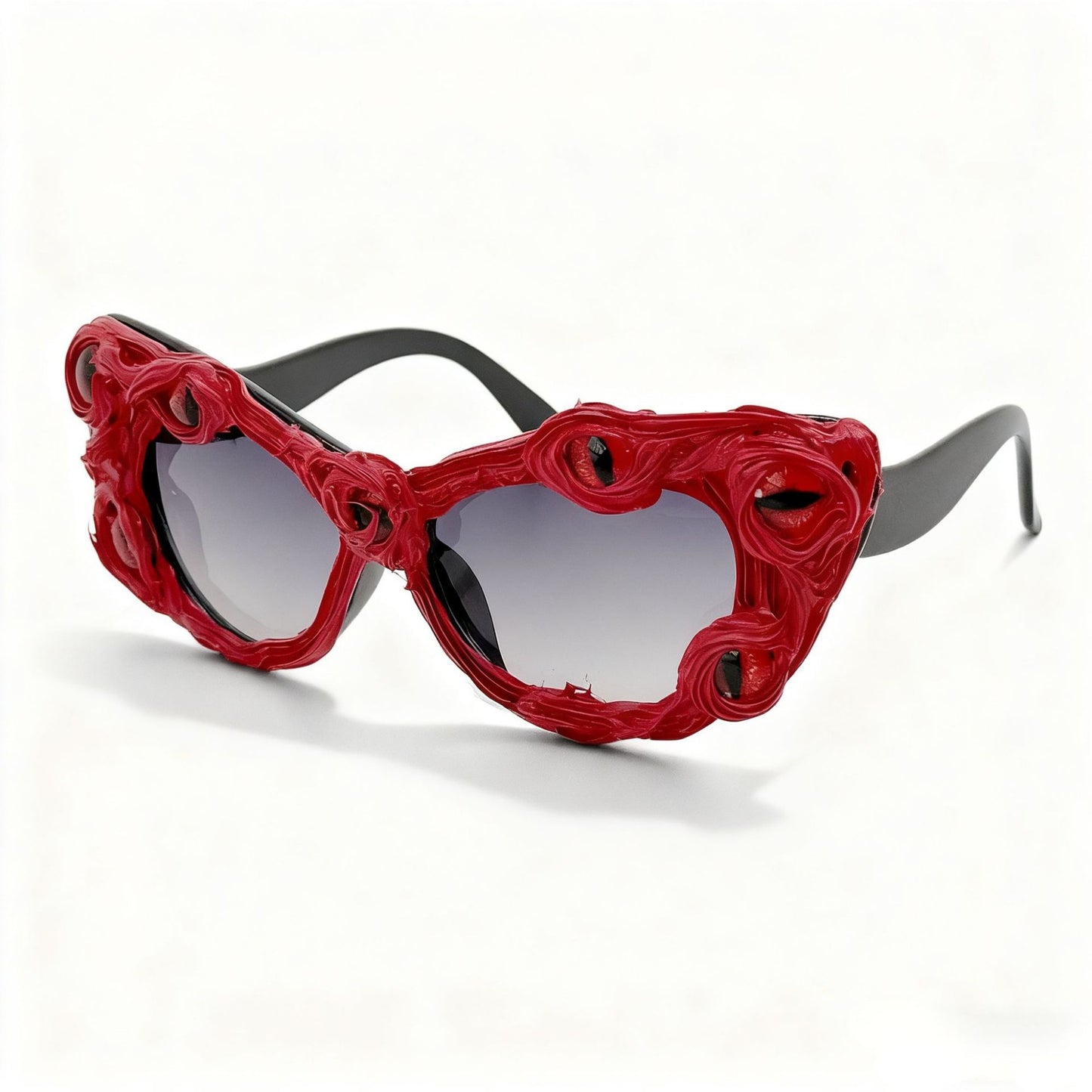 Damen Statement-Sonnenbrille mit extravaganten Verzierungen Karnz
