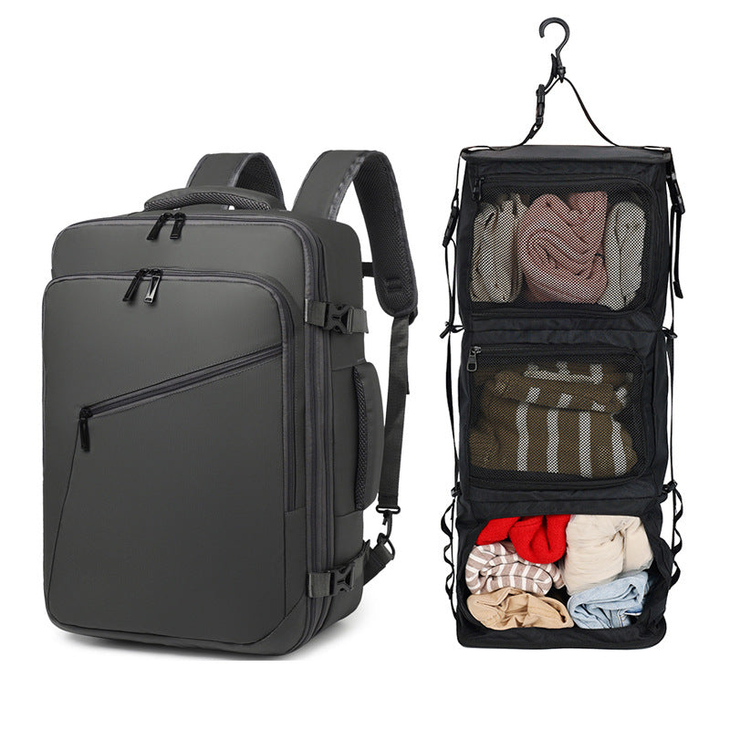 Vielseitiger Reiserrucksack mit erweiterbaren Fächern