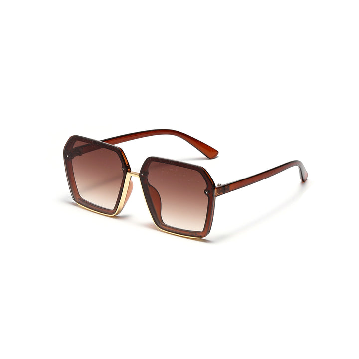 Damen kreative oversized Sonnenbrille mit einzigartiger Geometrie Karnz