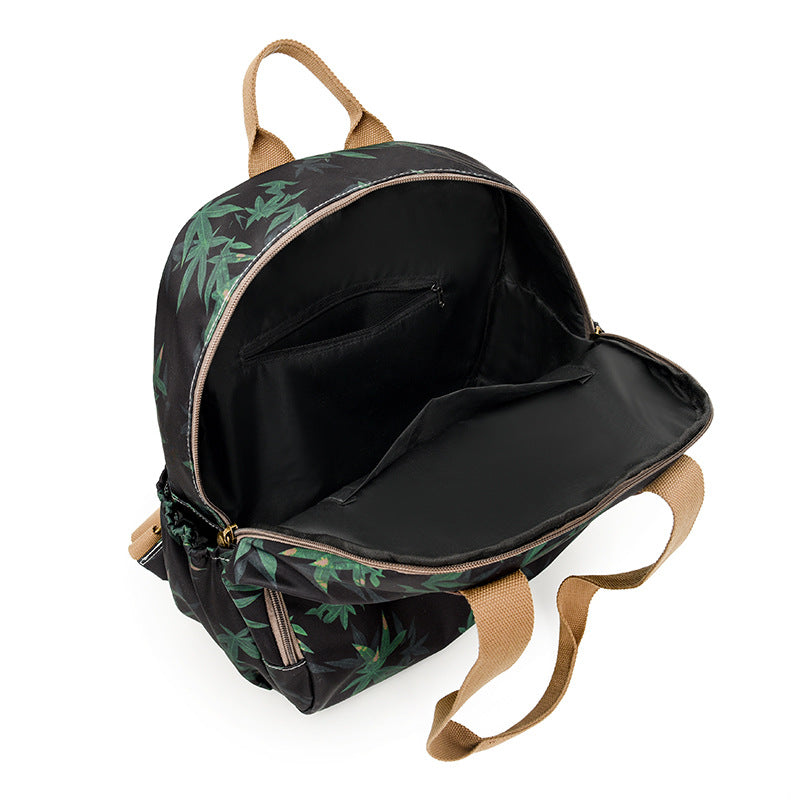 Stylischer Blumenmuster Rucksack Karnz