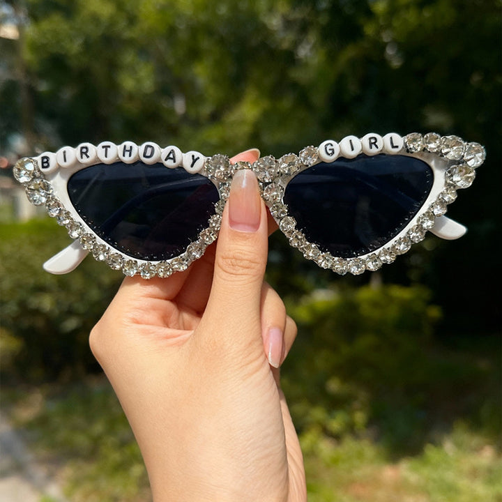 Glamouröse Katzenaugen-Sonnenbrille Karnz