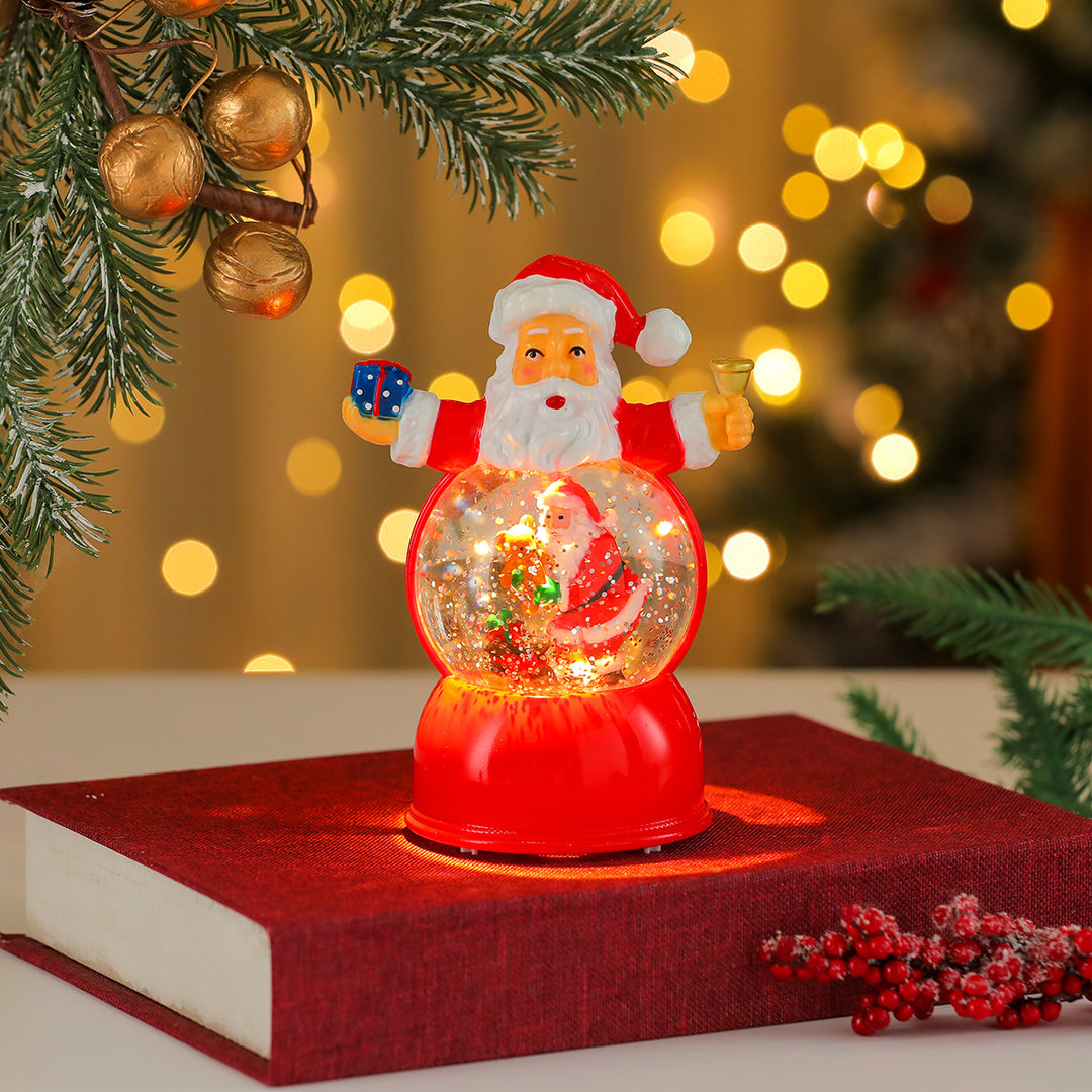 LED-beleuchtete Schneekugel Figurine Karnz
