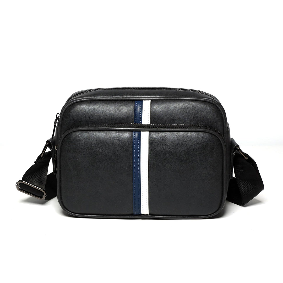 Lässige Leder Schultertasche