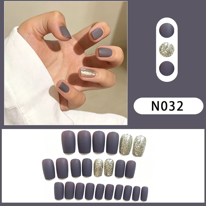 Geometrisches Muster Press-On Nagelset