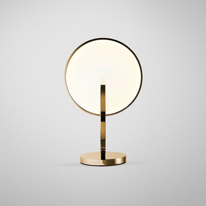 Künstlerische Tischlampe mit geometrischem Design