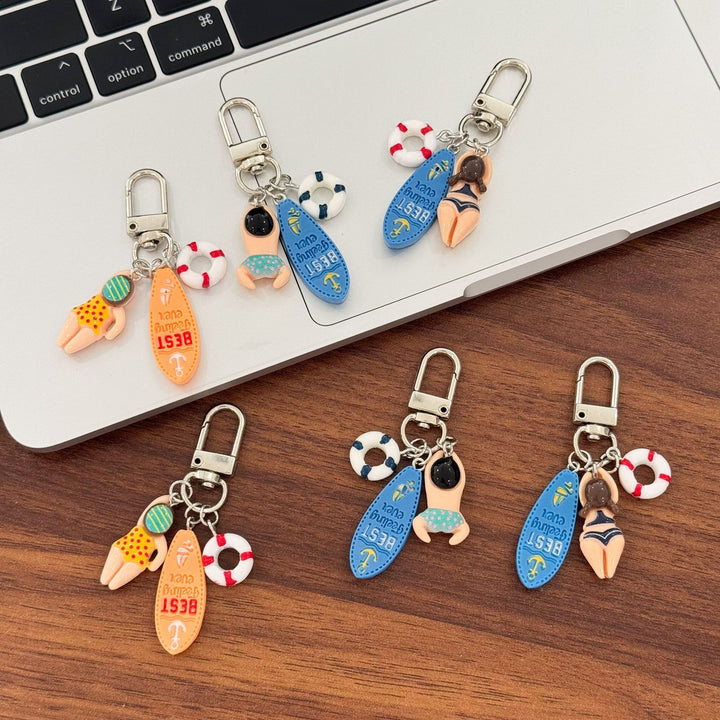 Schlüsselanhänger mit Kreativem Schwimmmotiv Karnz