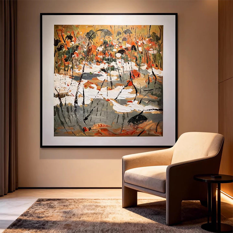 Künstlerische strukturierte Leinwand Wandkunst