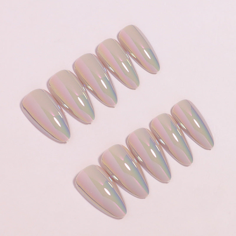 Iridescent Press-On Nail Tips Karnz
