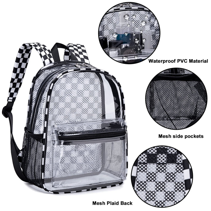 Unisex Transparente Schulrucksack Karnz