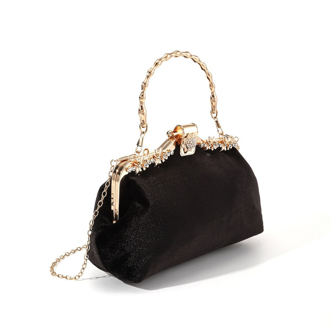 Vintage-inspirierte mit Blumenverzierung Abend-Handtasche